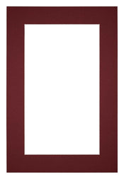 Passe Partout 61x915cm Carton Wine Red Edge 5cm Straight Front | Yourdecoration.com