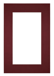 Passe Partout 61x915cm Carton Wine Red Edge 6cm Straight Front | Yourdecoration.com