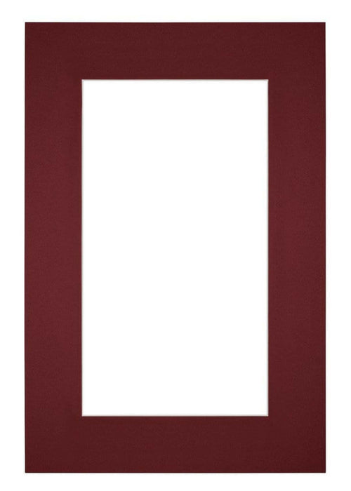 Passe Partout 61x915cm Carton Wine Red Edge 6cm Straight Front | Yourdecoration.com