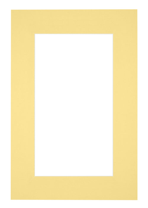 Passe Partout 61x915cm Carton Yellow Edge 6cm Straight Front | Yourdecoration.com