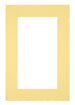 Passe Partout 61x915cm Carton Yellow Edge 6cm Straight Front | Yourdecoration.com