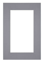Passe Partout 62x93cm Carton Gray Edge 6cm Straight Front | Yourdecoration.com