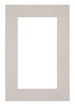 Passe Partout 62x93cm Carton Gray Gray Edge 6cm Straight Front | Yourdecoration.com