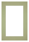 Passe Partout 62x93cm Carton Mint Green Edge 5cm Straight Front | Yourdecoration.com