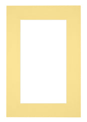 Passe Partout 62x93cm Carton Yellow Edge 6cm Straight Front | Yourdecoration.com