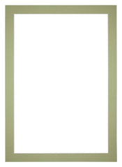 Passe Partout 70x100cm Carton Mint Green Edge 4cm Straight Front | Yourdecoration.com