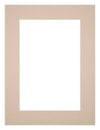 Passe Partout 75x100cm Carton Beige Edge 5cm Straight Front | Yourdecoration.com