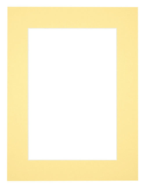 Passe Partout 75x100cm Carton Yellow Edge 5cm Straight Front | Yourdecoration.com