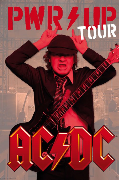 Poster Acdc Pwr Up Tour 61x91 5cm GBYDCO675 | Yourdecoration.com