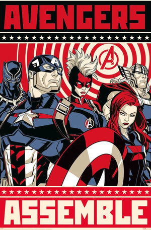 Poster Avengers Assemble 61x91 5cm Pyramid PP35167 | Yourdecoration.com