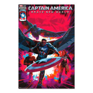 Poster Captain America Brave New World Comic 61x91 5cm Grupo Erik GPE5944 | Yourdecoration.com