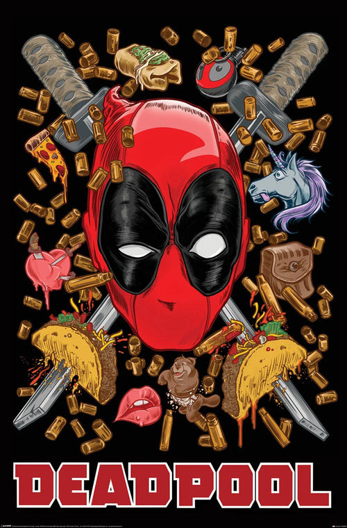 Poster Deadpool Chimichanga 61x91 5cm PP2402114 | Yourdecoration.com