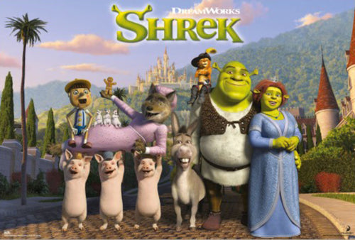 Poster Dreamworks Shrek 91 5x61cm Grupo Erik GPE5904 | Yourdecoration.com