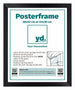 Poster Frame MDF 38x52cm Black Mat Front Size | Yourdecoration.com