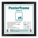 Poster Frame MDF 40x40cm Black Mat Front Size | Yourdecoration.com