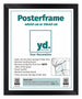 Poster Frame MDF 40x50cm Black Mat Front Size | Yourdecoration.com