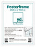 Poster Frame Plastic 60x80cm White High Gloss Front Size | Yourdecoration.com