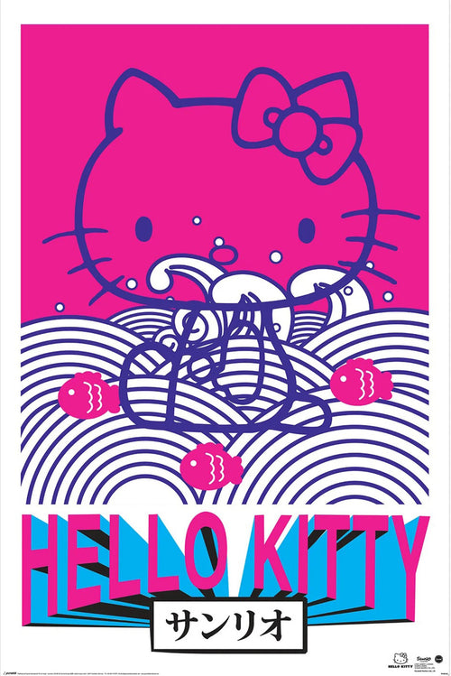 Poster Hello Kitty Tokyo Rebel 61x91 5cm PP2401867 | Yourdecoration.com