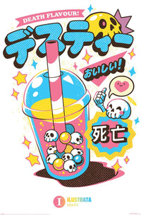 Poster Ilustrata Death Bubble Tea 61x91 5cm PP2401895 | Yourdecoration.com