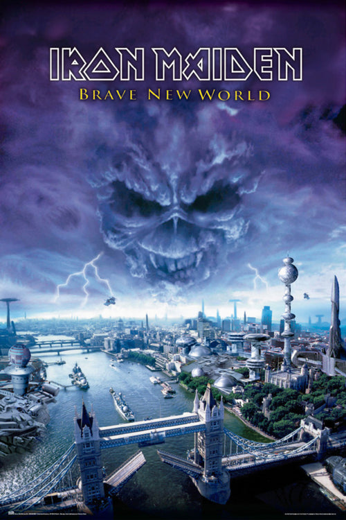 Poster Iron Maiden Brave New World 61x91 5cm Grupo Erik GPE5765 | Yourdecoration.com