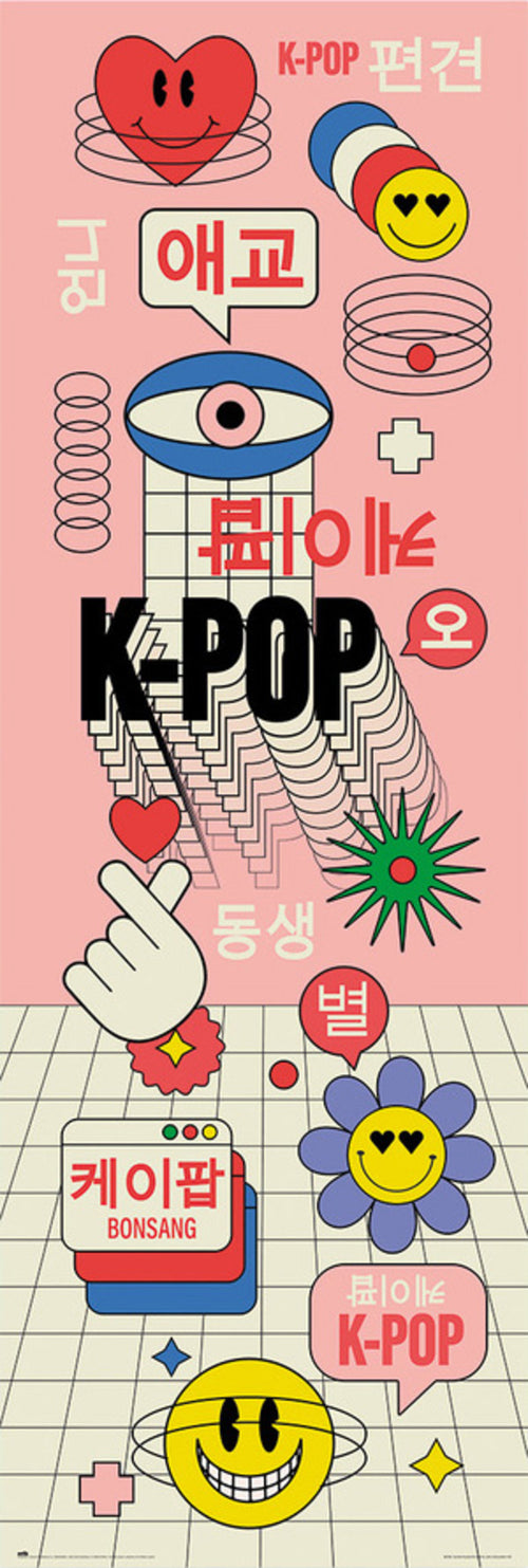 Poster K Pop 53x158cm Grupo Erik PPGE8103 | Yourdecoration.com