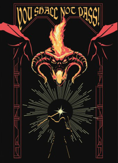 Poster Lord Of The Rings Balrog Glow In The Dark 61x91 5cm Grupo Erik GPEPR011 | Yourdecoration.com