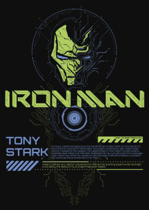 Poster Marvel Iron Man Glow In The Dark 61x91 5cm Grupo Erik GPEPR007 Glow In The Dark | Yourdecoration.com