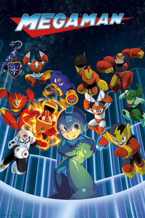 Poster Mega Man 61x91 5cm Grupo Erik GPE5774 | Yourdecoration.com