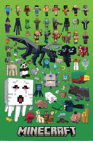 Poster Minecraft Character Montage 61x91 5cm PP2402264 | Yourdecoration.com