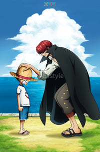 Poster One Piece Shanks And Luffy 61x91 5cm GBYDCO602 | Yourdecoration.com