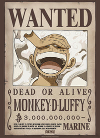 Poster One Piece Wanted Luffy Wano 38x52cm GBYDCO622 | Yourdecoration.com