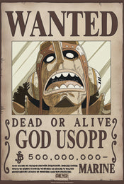 Poster One Piece Wanted Usopp Wano 38x52cm Abystyle GBYDCO643 | Yourdecoration.com