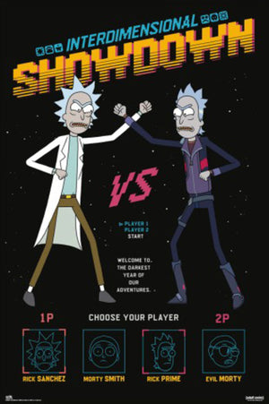 Poster Rick And Morty Interdimensional Showdown 61x91 5cm Grupo Erik GPE5801 | Yourdecoration.com