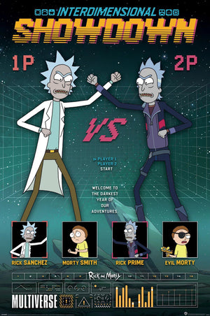 Poster Rick And Morty Showdown 61x91 5cm PP35425 | Yourdecoration.com