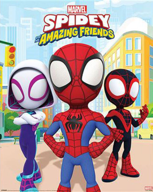 Poster Spidey And his Amazing Friends Power Of 3 40x50cm Pyramid MPP50802 | Yourdecoration.com