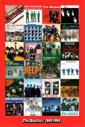 Poster The Beatles Era 1962 1966 61x91.5cm Grupo Erik GPE5853 | Yourdecoration.com