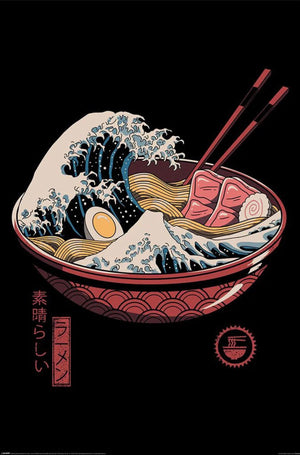 Poster Vincent Trinidad Great Ramen Wave 61x91 5cm PP2403662 | Yourdecoration.com