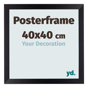 Posterframe 40x40cm Black Mat MDF Parma Size | Yourdecoration.com