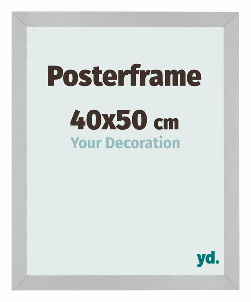 Posterframe 40x50cm Silver MDF Parma Size | Yourdecoration.com