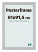 Posterframe 61x91,5cm Silver MDF Parma Size | Yourdecoration.com