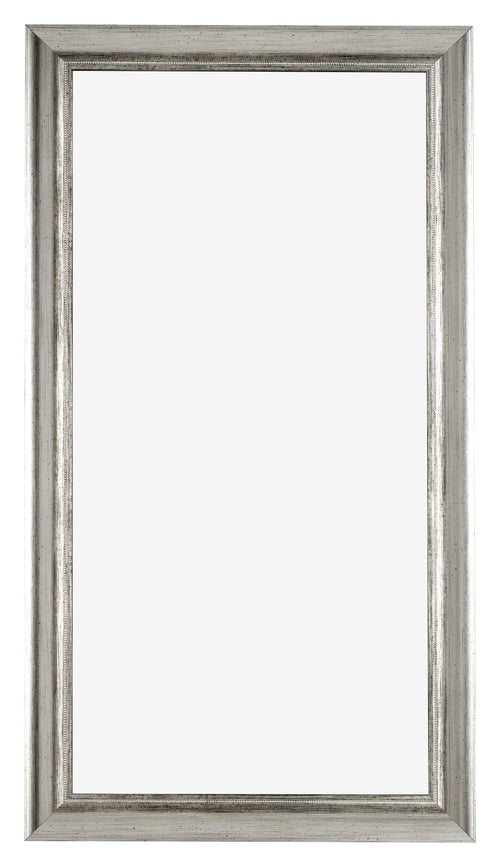 Sheffield Wooden Photo Frame 20x40cm Silver Black Swept Front | Yourdecoration.com