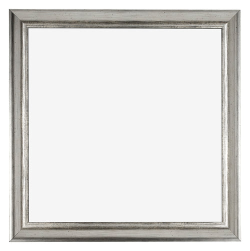 Sheffield Wooden Photo Frame 25x25cm Silver Black Swept Front | Yourdecoration.com