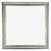 Sheffield Wooden Photo Frame 25x25cm Silver Black Swept Front | Yourdecoration.com