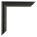 Sheffield Wooden Photo Frame 30x30cm Black Gold Swept Detail Corner | Yourdecoration.com