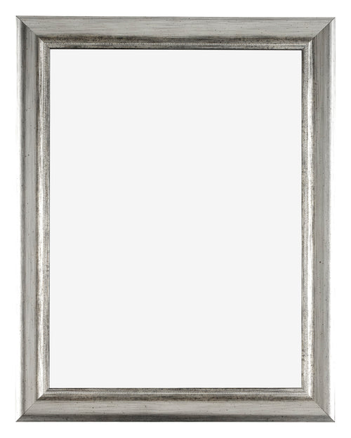 Sheffield Wooden Photo Frame 30x40cm Silver Black Swept Front | Yourdecoration.com