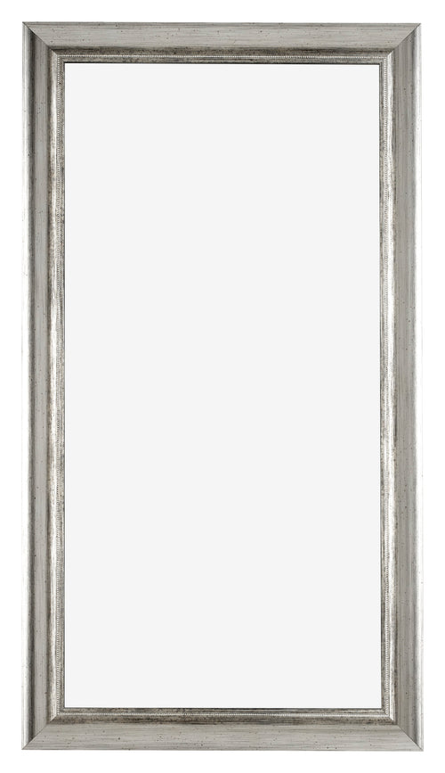 Sheffield Wooden Photo Frame 30x60cm Silver Black Swept Front | Yourdecoration.com