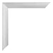 Tucson Aluminium Photo Frame 18x24cm Silver Brushed Detail Corner | Yourdecoration.com