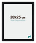 Tucson Aluminium Photo Frame 20x25cm Black Brushed Front Size | Yourdecoration.com