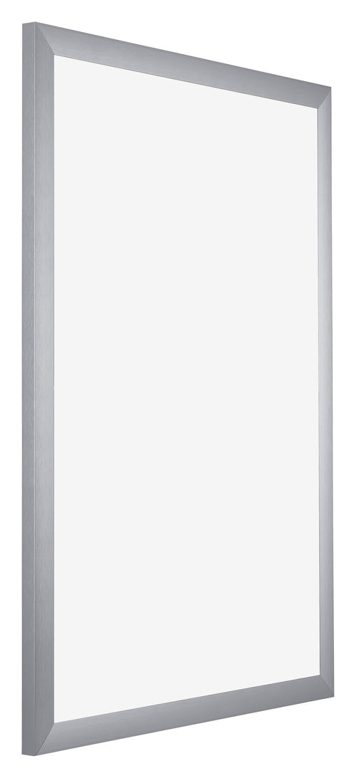 Tucson Aluminium Photo Frame 20x28cm Silver Brushed Front Oblique | Yourdecoration.com