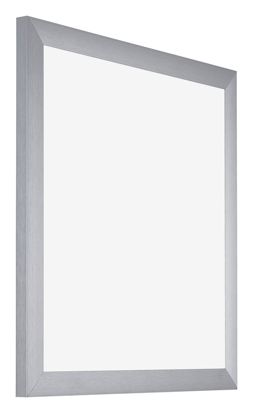 Tucson Aluminium Photo Frame 30x30cm Silver Brushed Front Oblique | Yourdecoration.com